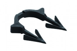 Clip di fissaggio Geberit per il fissaggio di tubi sull'isolante termico, colore nero ø 16/20 Clip di fissaggio Geberit per il fissaggio di tubi sull'isolante termico, colore nero ø 16/20